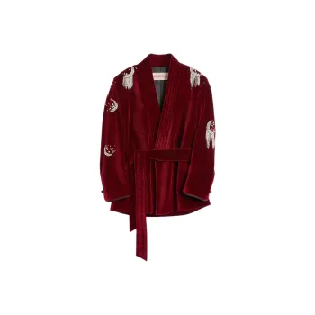 Valentino FW24 Jackets & Coats Men's Dark Red