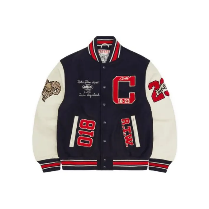 Corteiz Goat Varsity Jacket-0