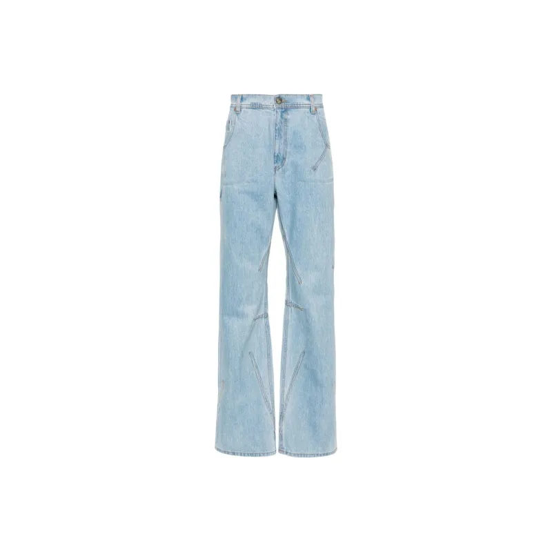 ANDERSSON BELL Mid rise Wide leg Jeans-0