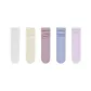 [5 Pack/Slip-Resistant]White+Milk White+Taro Purple+Blue and White+Light Purple