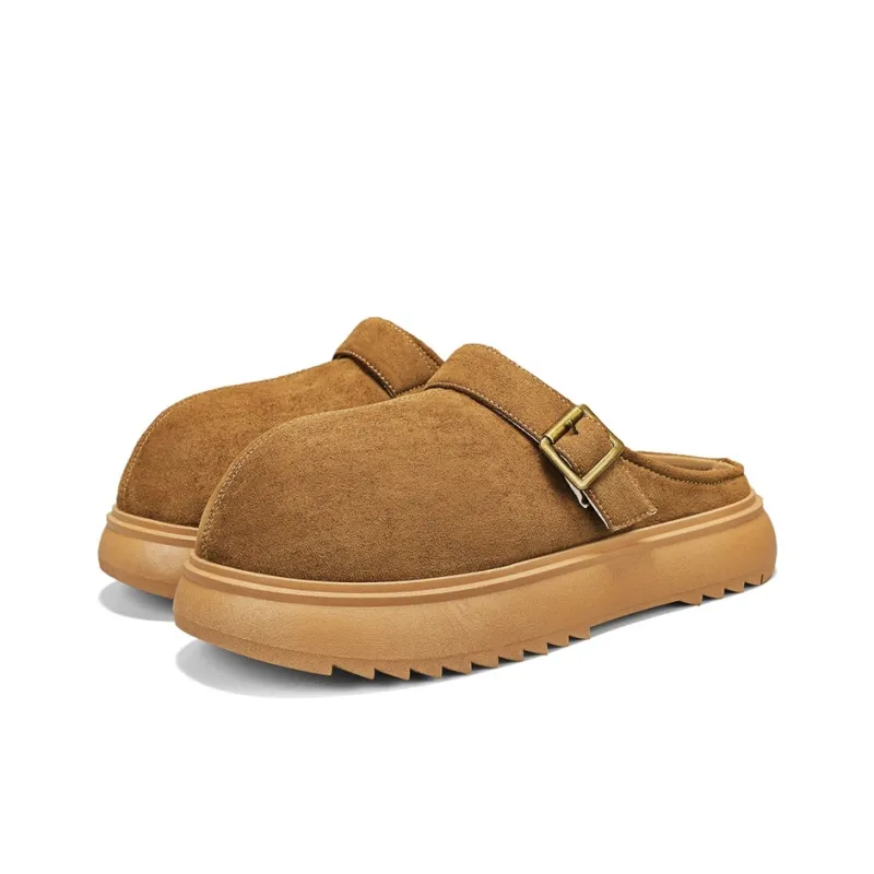 Little Daisy Abrasion Resistant Slip Resistant Massage Closed Toe Slippers Men's-17