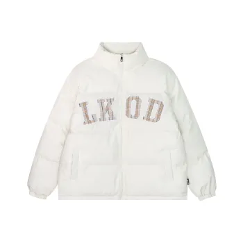 LKOD Puffer Jacket Unisex Milk White