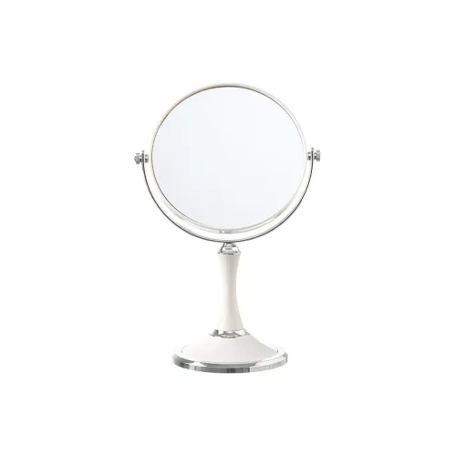 Sweet Pillow House Wind Floral Double Sided Vintage Desktop Round Portable Minimalist Style Make Up Mirrors