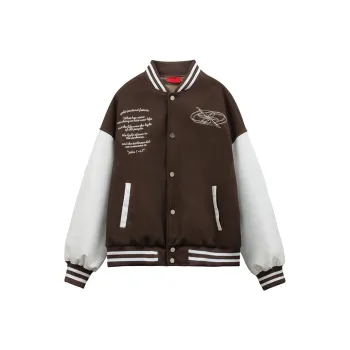 GRKC Baseball Jacket Unisex Brown