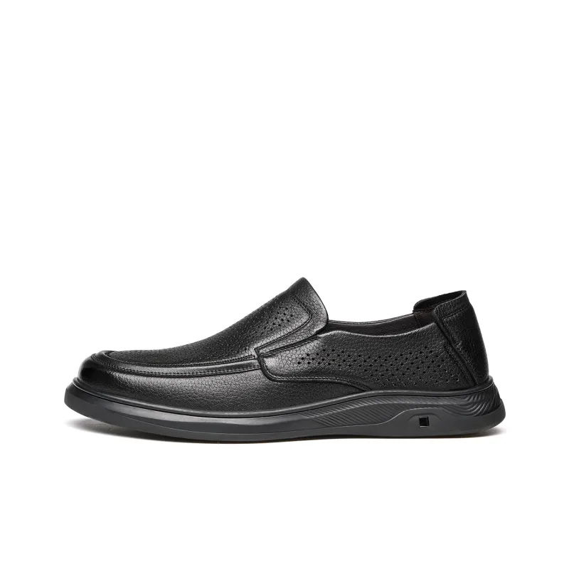 MILLIE'S Abrasion Resistant Breathable Low Top Dress Shoes Men's Black-0