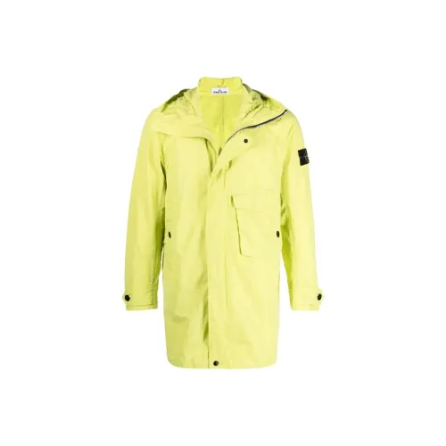 STONE ISLAND Parka Coats Men Yellow