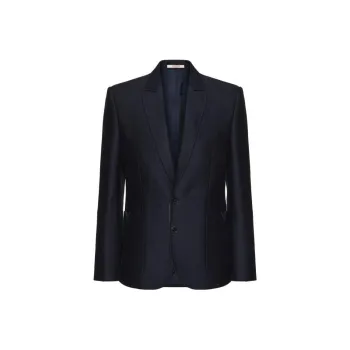 Valentino Single Breasted Long Sleeved Blazer