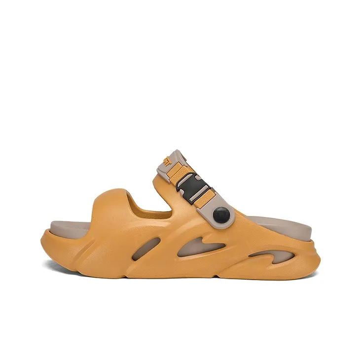 CAMOSI Beach Sandals Unisex Black Gray/White Black/Orange/Mint Green-4