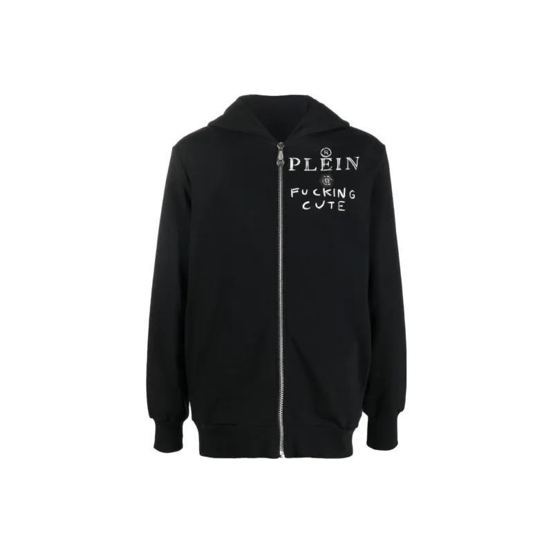 PHILIPP PLEIN Teddy Bear Print Logo Hoodie-0