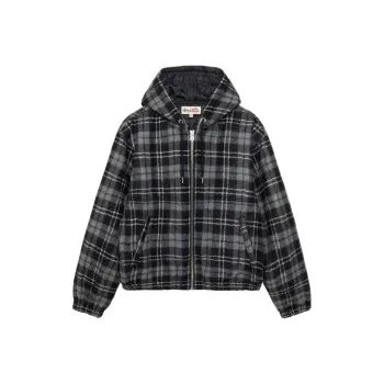Stussy Wool Plaid Work Jacket