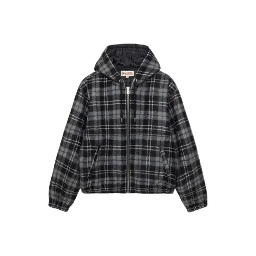 Stussy Wool Plaid Work Jacket
