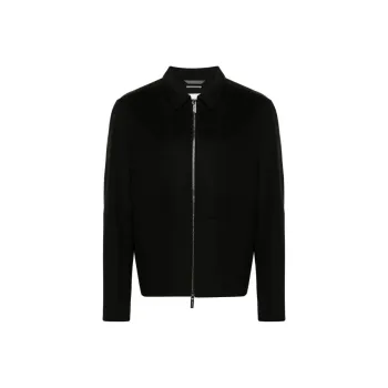 Calvin Klein Zip-up Fleece Shirt Jacket