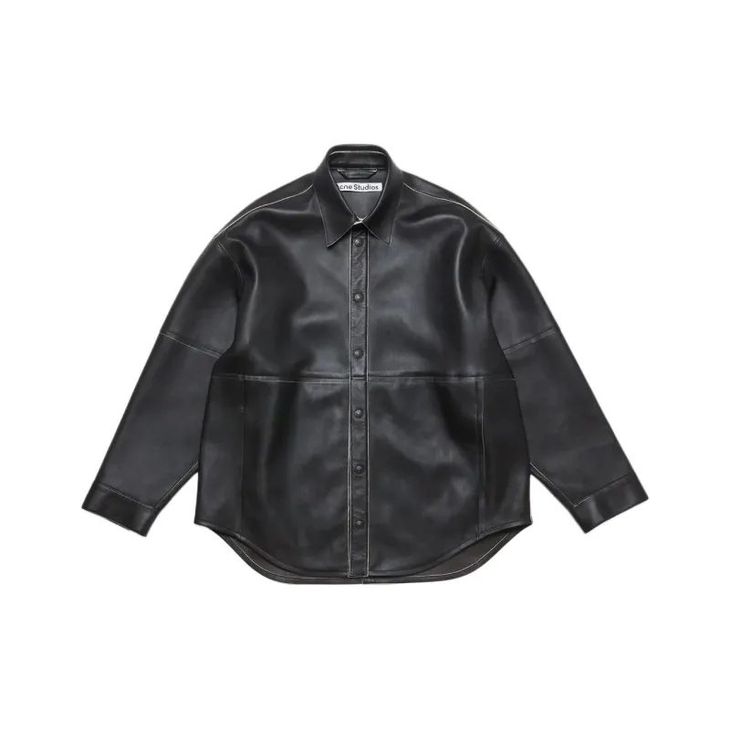 Acne Studios Leather Shirt-0