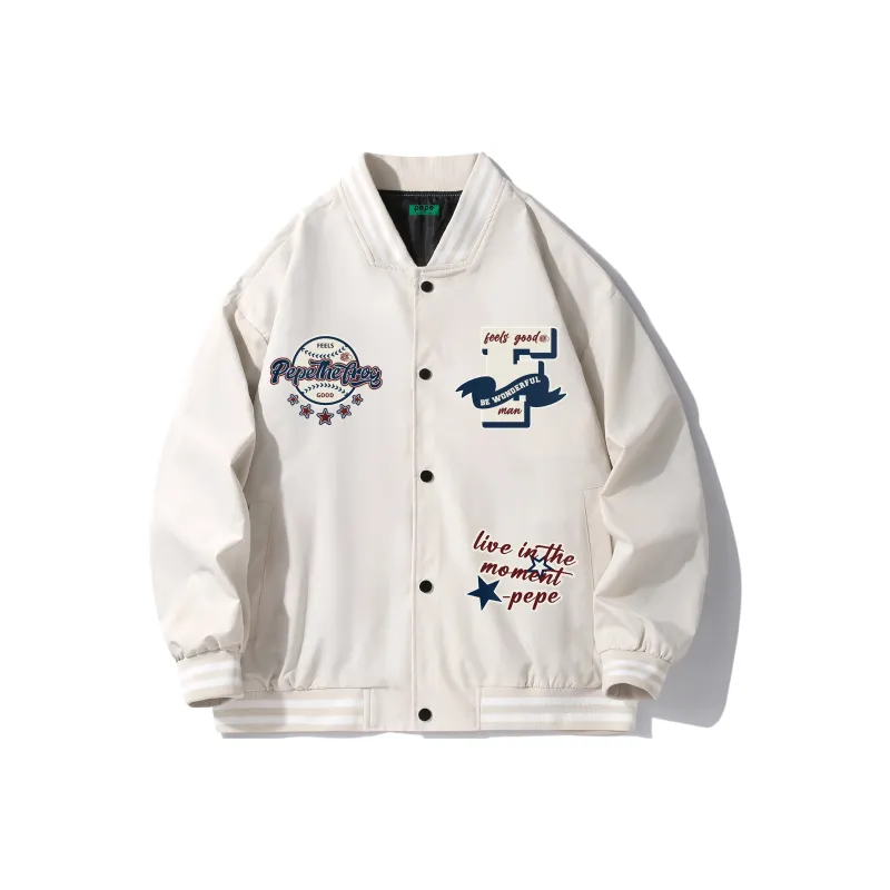 Pepe The Frog Baseball Jacket Unisex-5