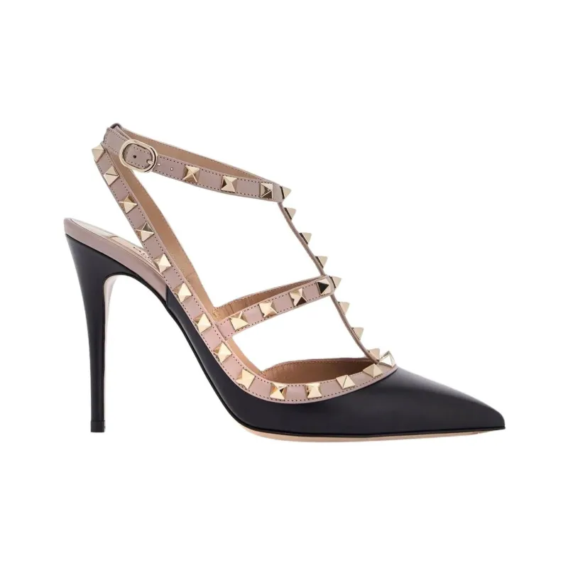 Valentino Garavani Rockstud Pointed Toe Pumps-1