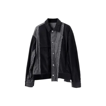 HUANXIANGZHE Jacket Unisex Black
