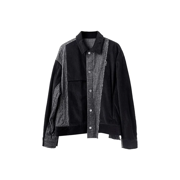 HUANXIANGZHE Jacket Unisex Black-0