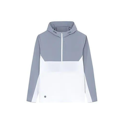 Anta Variety Training Collection UV Protection Sun Protection Clothing Men's Downpour Gray/Breeze Gray