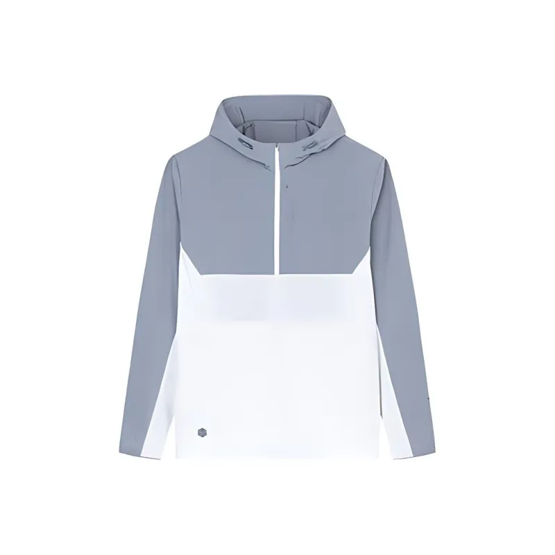 Anta Variety Training Collection UV Protection Sun Protection Clothing Men's Downpour Gray/Breeze Gray-0