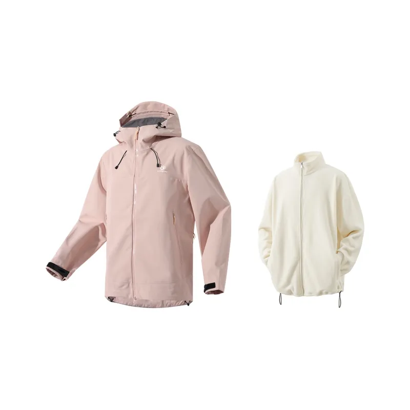 LIVINGTOWN Warm Breathable Water Resistant Windproof Windbreaker Jacket Unisex-30