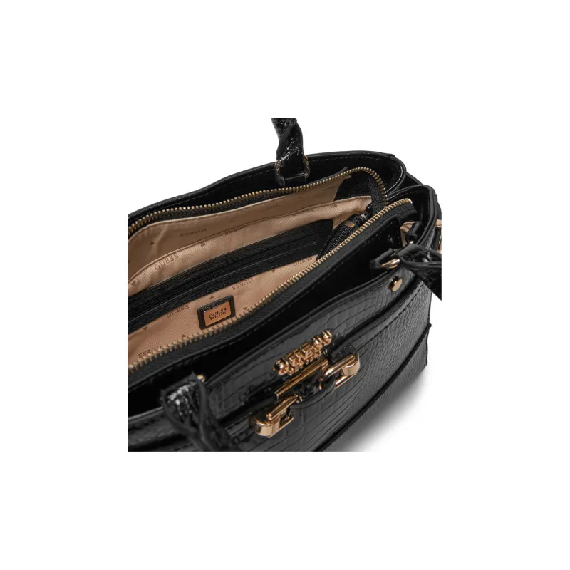 GUESS Artificial Leather Handbag Tubas Unisex Black-3