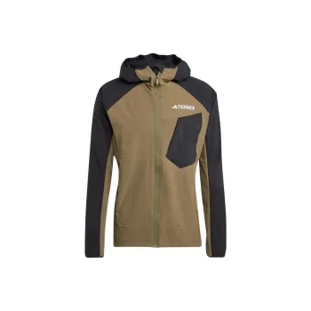 Adidas Free Shipping With AdiClub Terrex Xperior Softshell Fleece Hooded Jacket