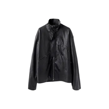 HUANXIANGZHE Jacket Unisex Black