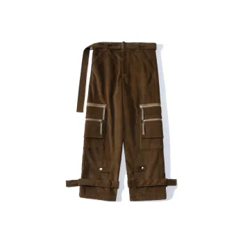 UNVESNO Cargo Pants Thickened Casual Pants Unisex