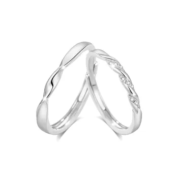 BLANK IN BLANK Sterling Silver Rings Unisex