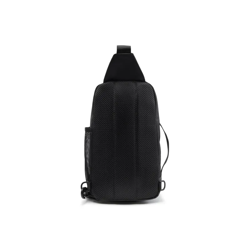 LiNing Fitness Series Polyester One Shoulder Crossbody Bag, Sling Bag Unisex Black-1