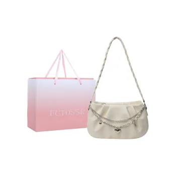 FCTOSSR PU Shoulder Bag, Crossbody Bag Women's White/Black/Khaki