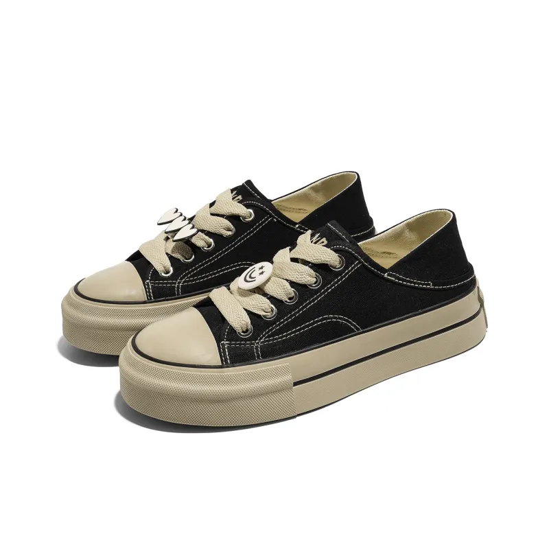 RENBEN Breathable And Lightweight Low Top Canvas Shoes Women's-12