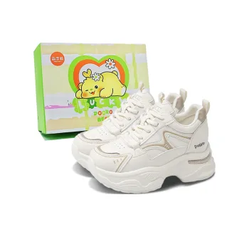 Budding Bear Anti Slip Wear Resistant Breathable Lightweight Height Increasing Low Top Chunky Sneakers Women's