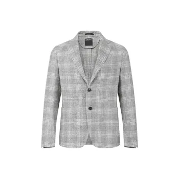 Zegna Business Suit Coat Men's Gray
