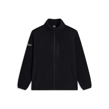 XTEP Velvet Jackets Men Jet Black