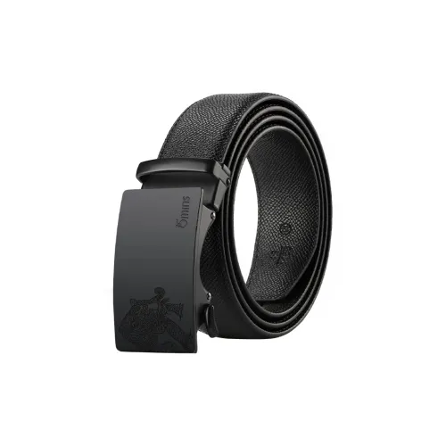15 MINS Cow Split Leather Belts Men's Width 3.5cm