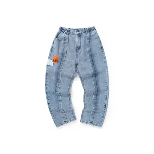 Bt Straight Jeans Winter Unisex Denim Blue