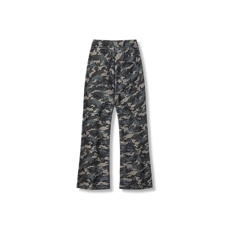 RICE NINE TEN Casual Pants Unisex Camouflage-1