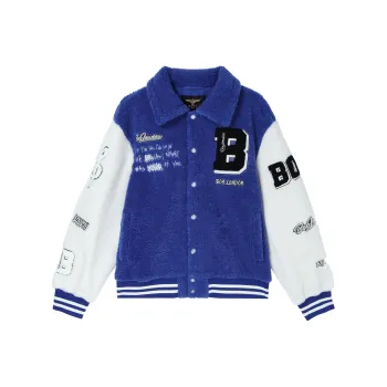 Boy London Velvet feel Coat Unisex Blue