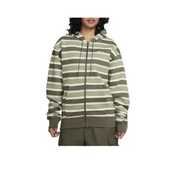 Nike Full Zip Fleece Skate Hoodie Jackets Coats Unisex Olive Green