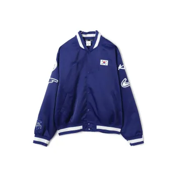 Nike X Futura Paris Olympics Series Jackets Unisex Blue With White Lettering