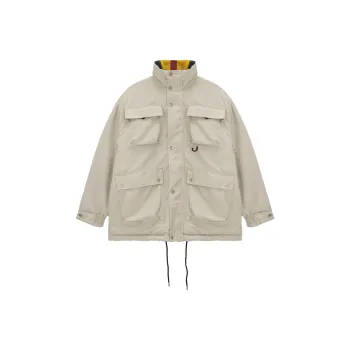 UNVESNO Puffer Jacket Unisex Khaki