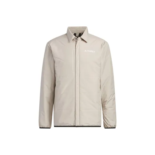 Adidas Padded Jacket Jackets Coats Men's Beige