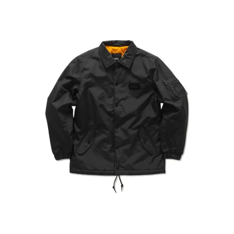 Vans BRUSHES COACHES JKT Jackets Coats Men's Black-0