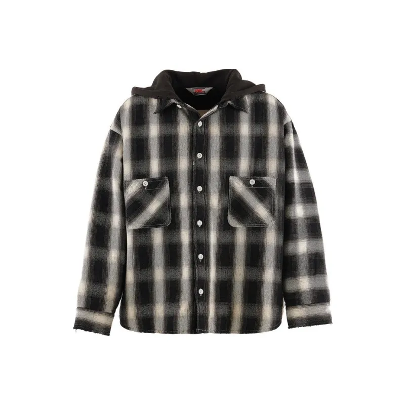 SAINT Mxxxxxx Plaid Cotton Shirt Jacket-0