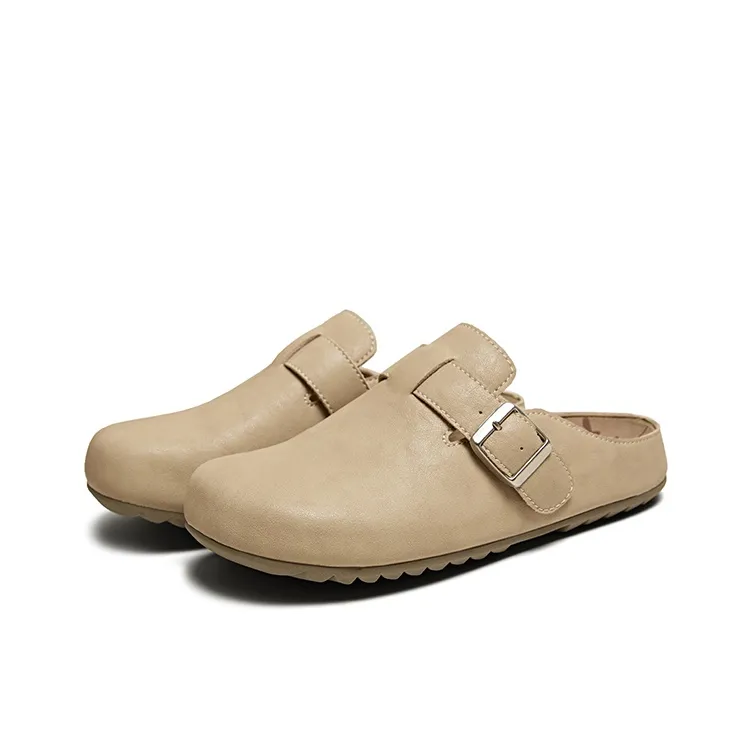 PT'SON Rubber Sole Abrasion Resistant Closed Toe Slippers Women's-2