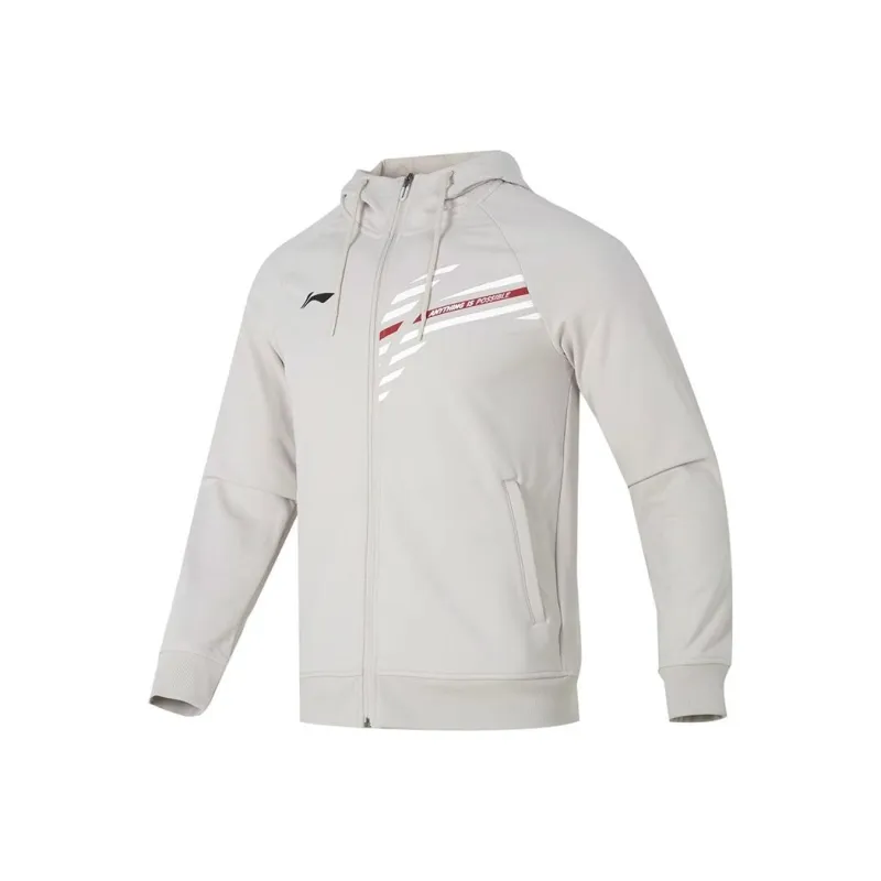 LiNing Badminton Series Jacket Unisex Gray-0