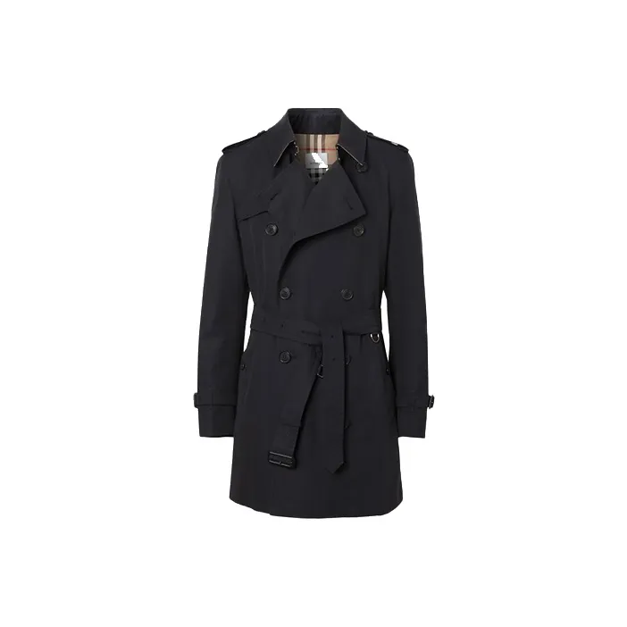 Burberry Trench Coat Men's Midnight Navy-0