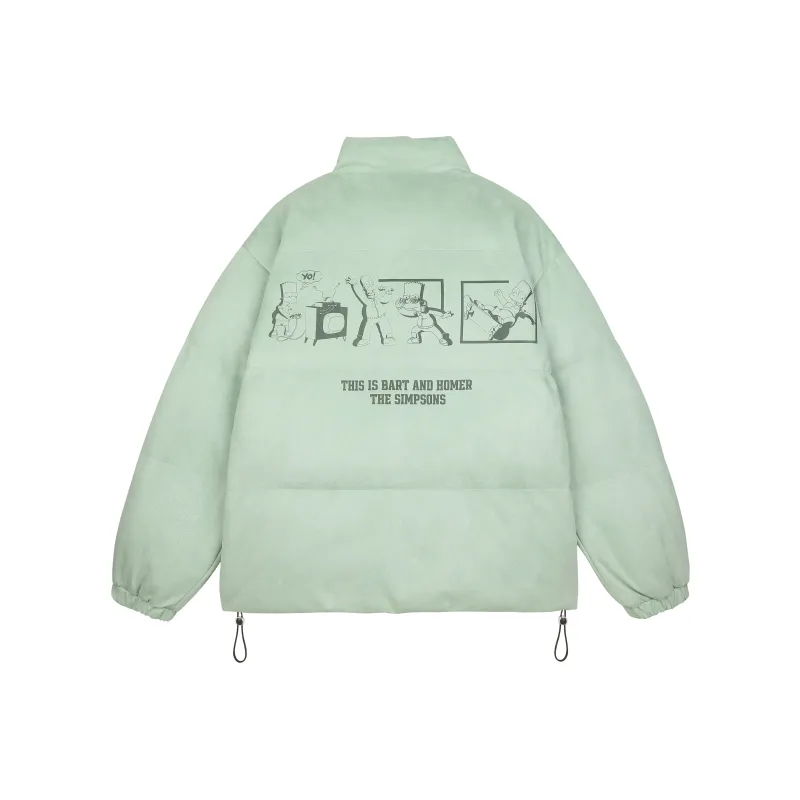 The Simpsons Puffer Jacket Unisex-32