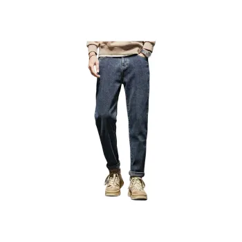 DEBRAND Jeans Men Blue Gray